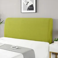 Simple Bedside Cover Elastic Thicken Protection Headboard Case Dust-Proof Nordic Bedroom Bed Cushion Cover House Decoration 4