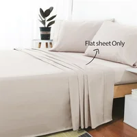 1Pc 100% Egyptian Cotton Flat Sheet High Quality Bed Sheet Luxurious 800 Thread Count Pure Cotton Top Sheets Soft Home Bed Linen 2