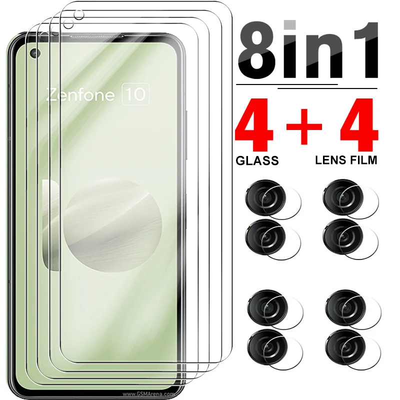 

8in1 Camera Film Protective Glass Zenfone10 Screen Protector For Asus Zenfone 10 Z 10z Zenfone10Z Tempered Glass 5.92inch AI2302