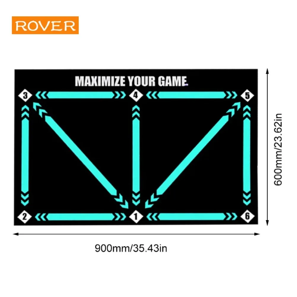 Football Training Mat Soccer Carpet Child Training Pack Indoor Foldable Kids Adults Dribble Non Slip Kids Adults Rug Soccer 4