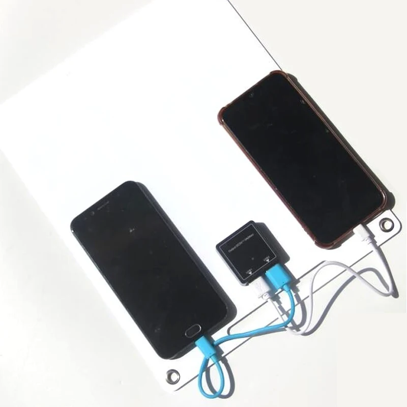 야외 태양 전지 패널 충전기, 캠핑 및 셀 태양 전지 충전용 듀얼 USB 포트, 방수 플라카 솔라, 100W