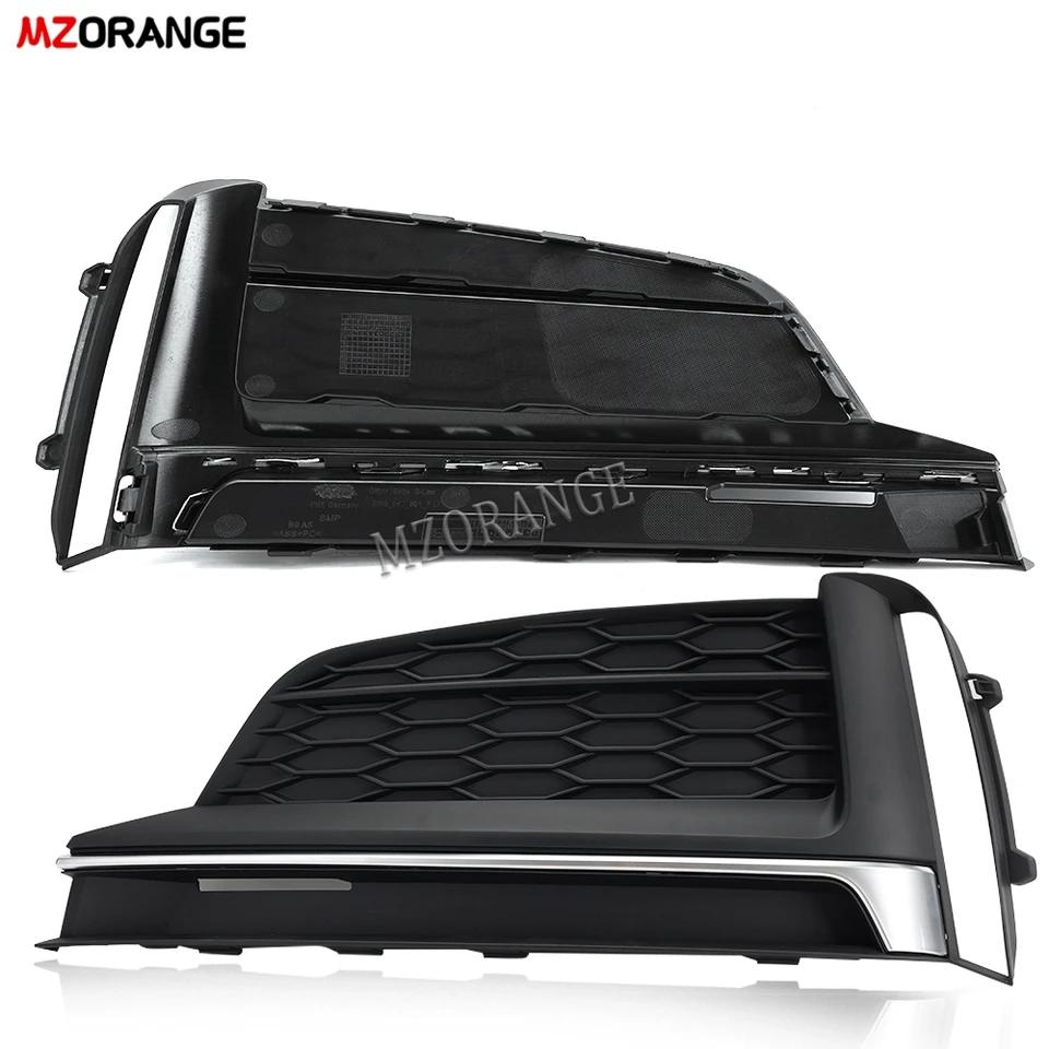 フォグランプカバー アウディ S5 F5 2017年〜2019年 シルバー ABS樹脂製 AP-FL188-SI 人気△フォグランプカバー アウディ S5 F5 2017年?2019年 シルバー ABS