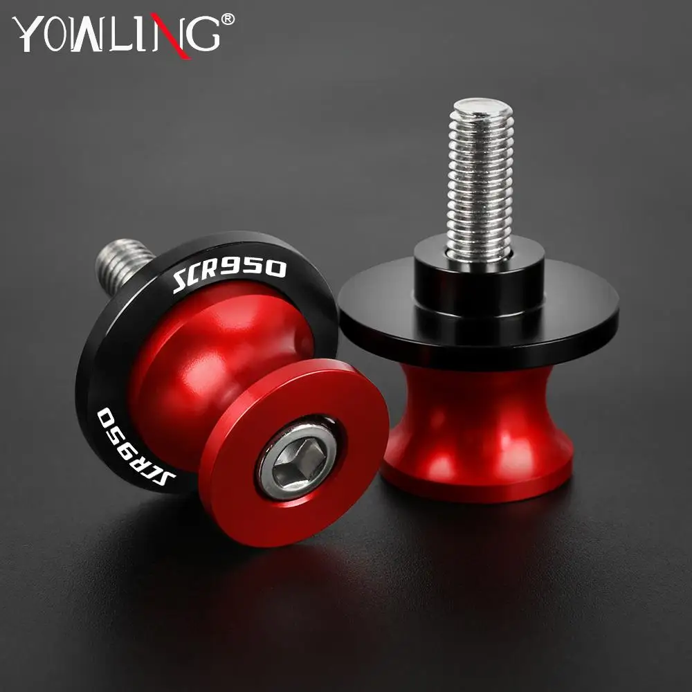 

For SCR950 DUCATI SCR 950 6MM 2017 2018 2019 2020 Motorcycle Accessories CNC Aluminum Swingarm Spools Slider Rear Stand Screws
