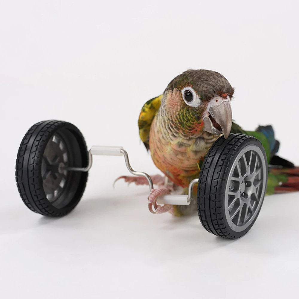 1pc Parrot Balance Car Toy Mini Interactive Intelligence Training Toy for Pet Bird Parrot Cockatiels Budgie Skill Training Props