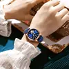 POEDAGAR Luxury Casual Watches For Women Waterproof Calendar Leather Ladies Watch High Quality Fashion Woman's Quartz Wristwatch 5