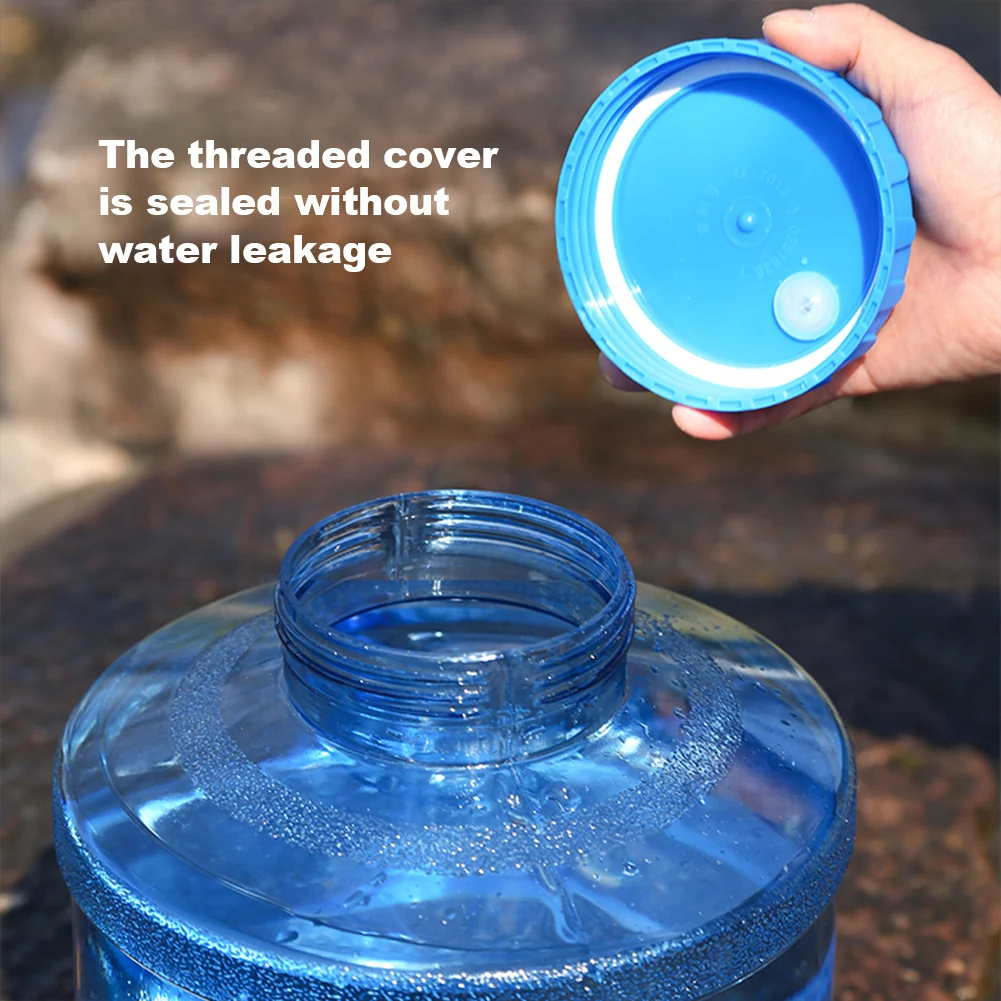 7.5/11.3L Portable Water Bucket Driving Pure Water Tank Container with Faucet for Outdoor Camping Cooking Picnic Hiking