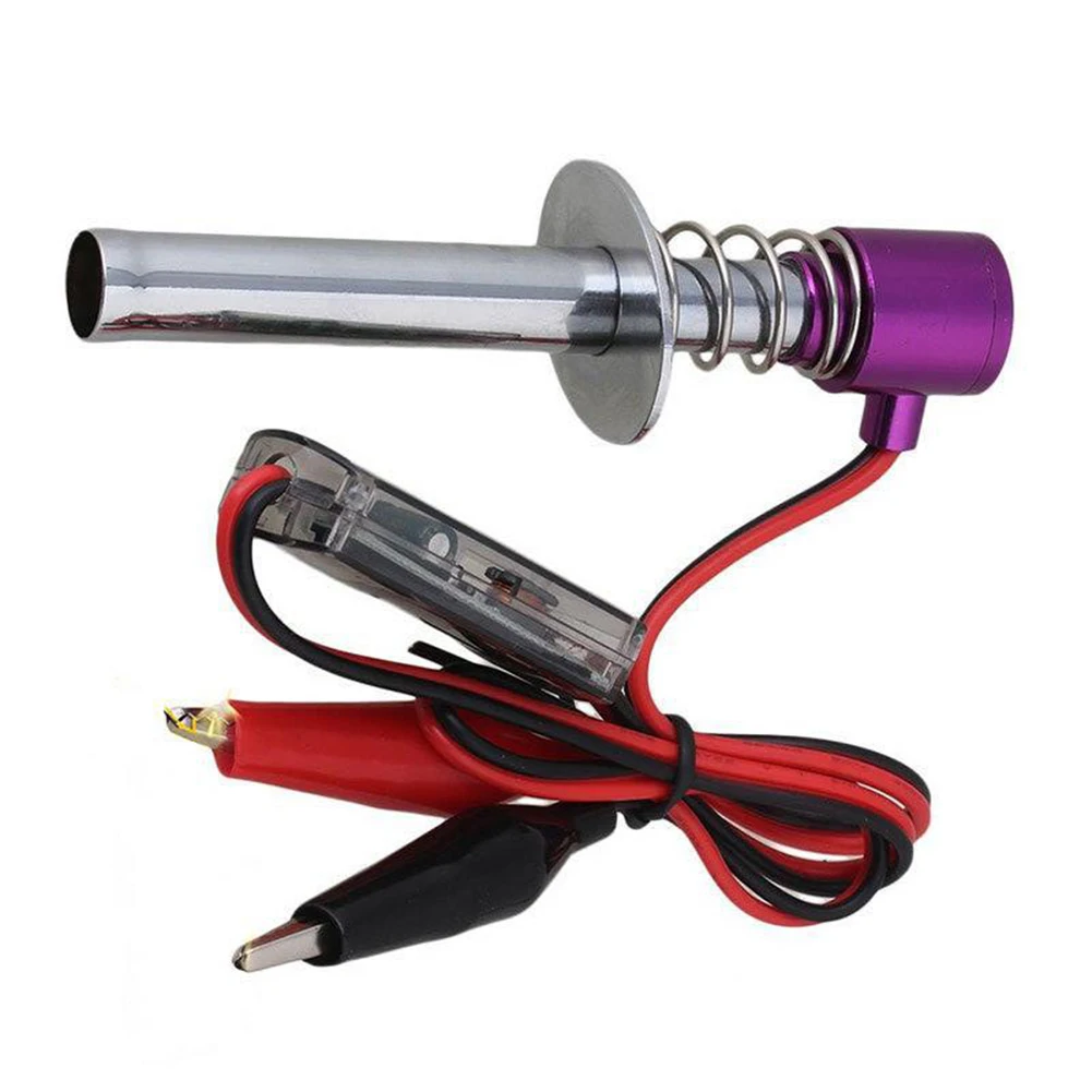 1pc 6-24V Electronic Glow Starter Ignition Upgrade Parts For 1/10 1/8 RC Cars Remote Control Cars Power Tool Accessories