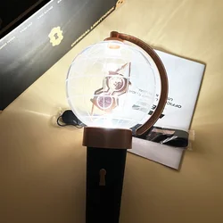 New Kpop Ateezed Lightstick Globe Hand Lamp Concert Lamp Hiphop Party Light Stick Fans Collection Toys Gift