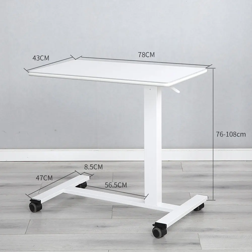 Description Picture 5 of itemPneumatic Lifting Bedside Table, Movable Computer Table, Household Rotary Lazy Table, Bedroom Desk Tools