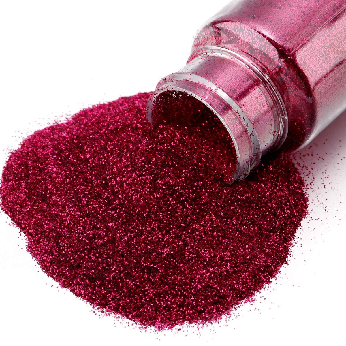 Sparkly Fine Glitter Powder for Arts and Crafts, Nail Art, and Cosmetic Use - Rainbow Colors