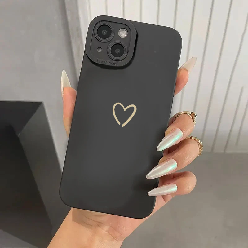 Minimalist Cartoon Sun and Moon Silicone Phone Case