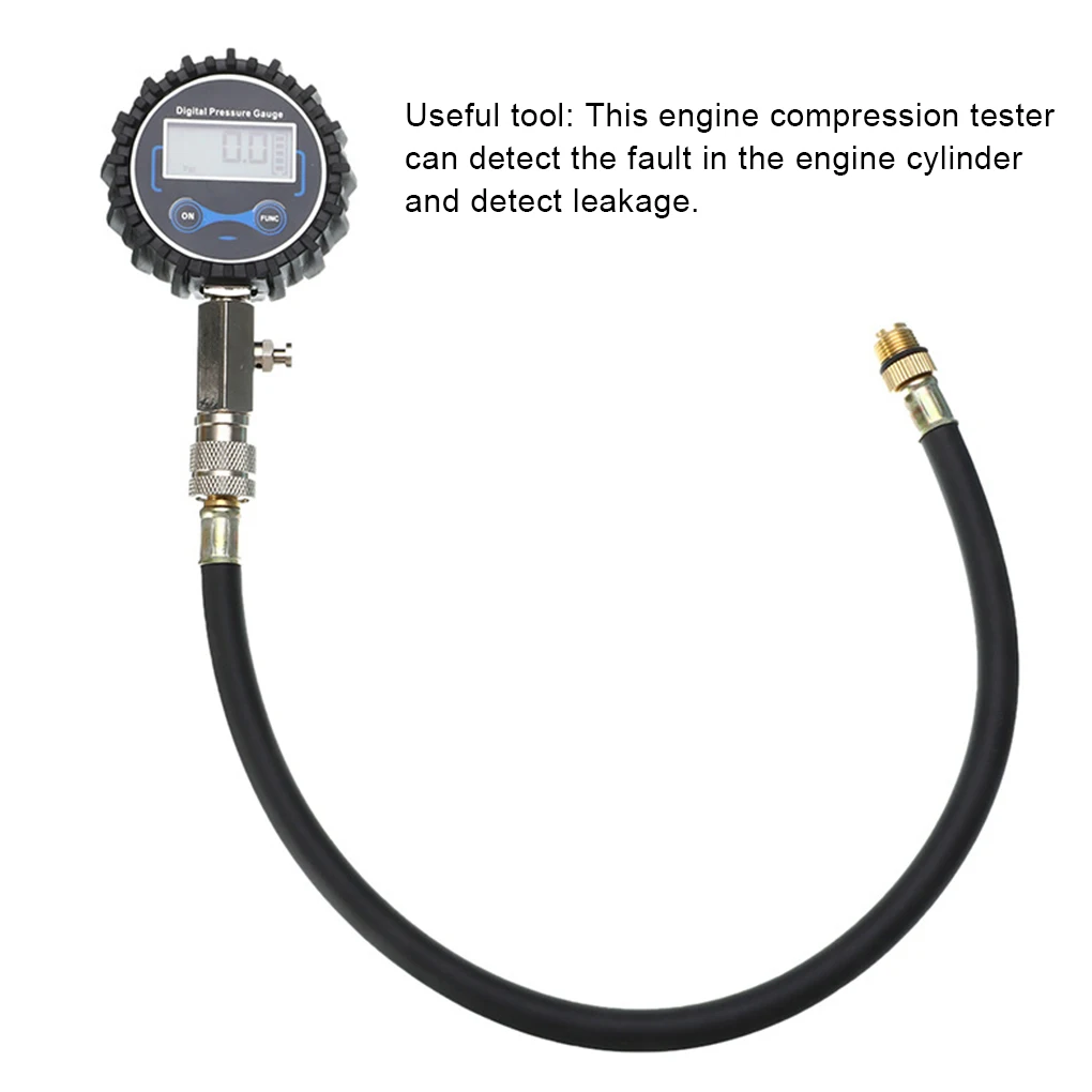 

Universal Car Engine Compression Tester Portable Leakage Detector Cylinder Pressure Meter with Deflation Testing Tool