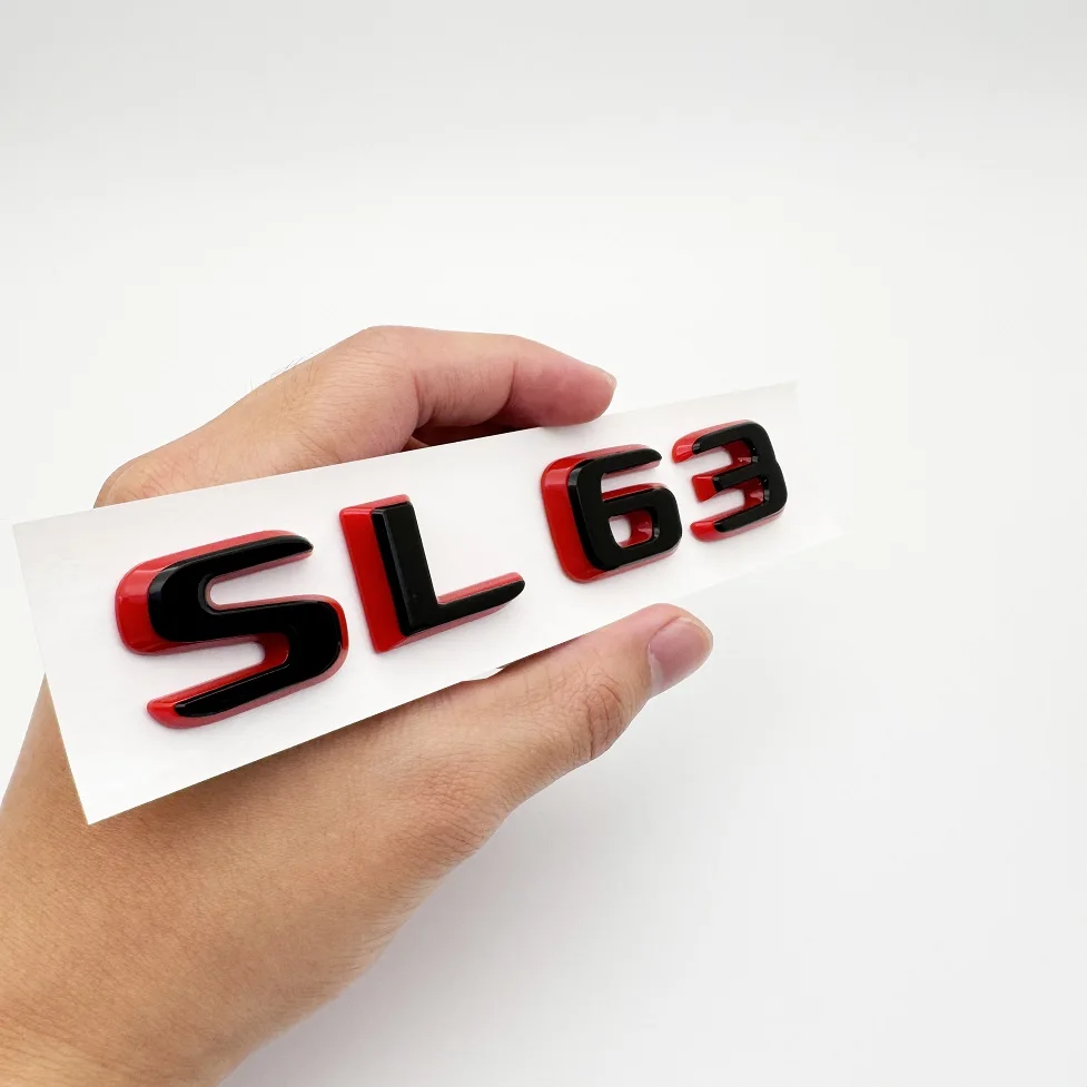 2024 새로운 스타일 문자 숫자 SL43 SL55 SL63 SL65 SL63s V8 Biturbo 4AMTIC + EPERFORMANCE for R232 자동차 사이드 트렁크 스티커