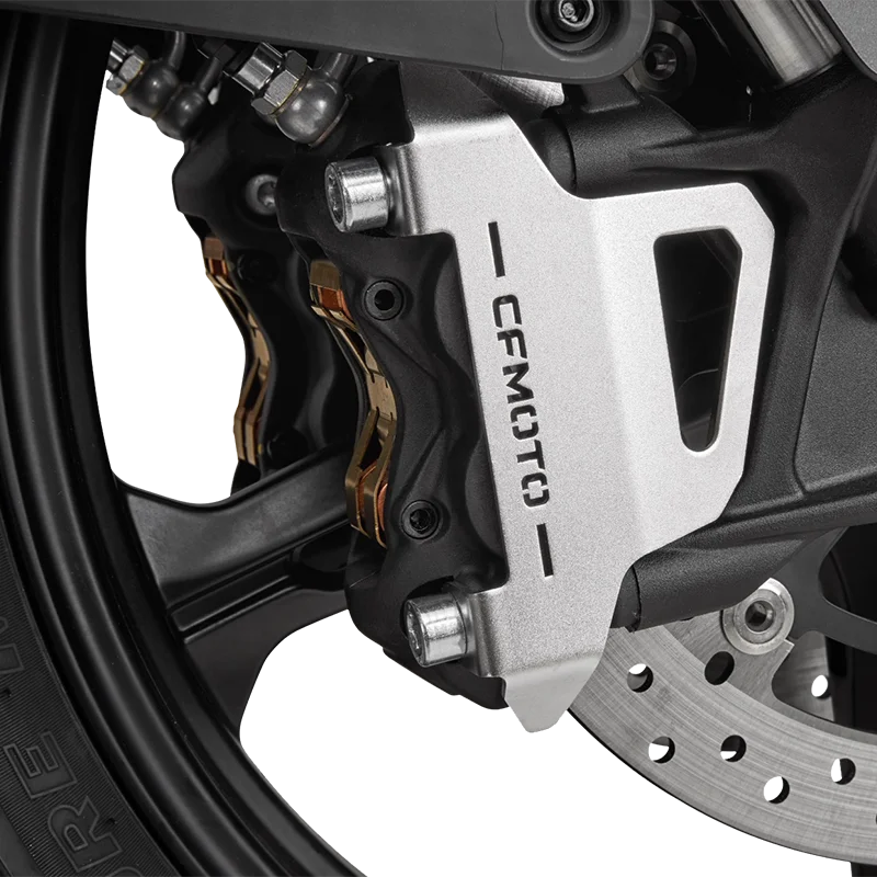 FrontCalipersGuardforCFMOTO800MTAluminumBlackSliverAccessories
