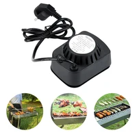 BBQ Grill Motor Meat Forks Set Rotating Motor Electric Automatic Rotisserie Spit Rod For Camping Household Cooking BBQ Motor Set 2
