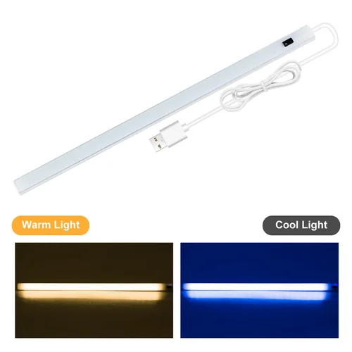 LED 스트립 USB 데스크 램프, 핸드 스위프 스위치, 백라이트 모션 센서, 책 테이블 조명, 어린이 공부방 주방 캐비닛 전구, 5 V 2