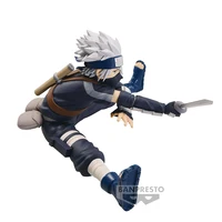 Banpresto-NarAAShippuden Uchiha Obito Hatake Kakashi PVC Action Figure, Anime Figurine, Modèle Jouets à Collectionner, Original, 120mm 3