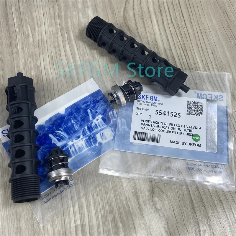 10Pcs Engine Oil Cooler Filter Valve 5541525 For Chevrolet Aveo Cruze Sonic Trax Orlando Vauxhall Opel Astra Zafira