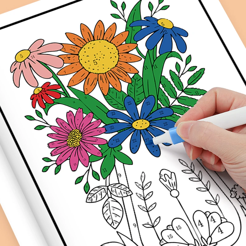 Color by Number Book 4