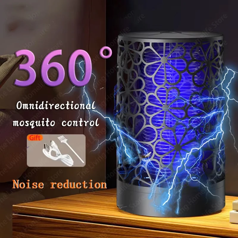 Flower Cover Mosquito Lamp Photocatalyst Mosquito USB Power Supply Portable Pregnant Babies Safe Repellent Light