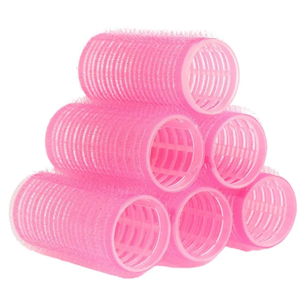 Practical No Heat Hair Bang Roller 10Pcs Random Color Compact Hair Roller Drag Prevent for Beauty