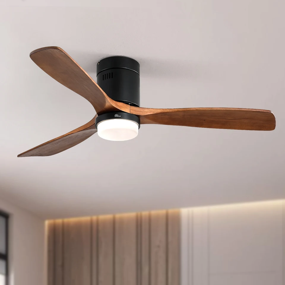 Modern 52 Inch LED Ceiling Fan with Remote