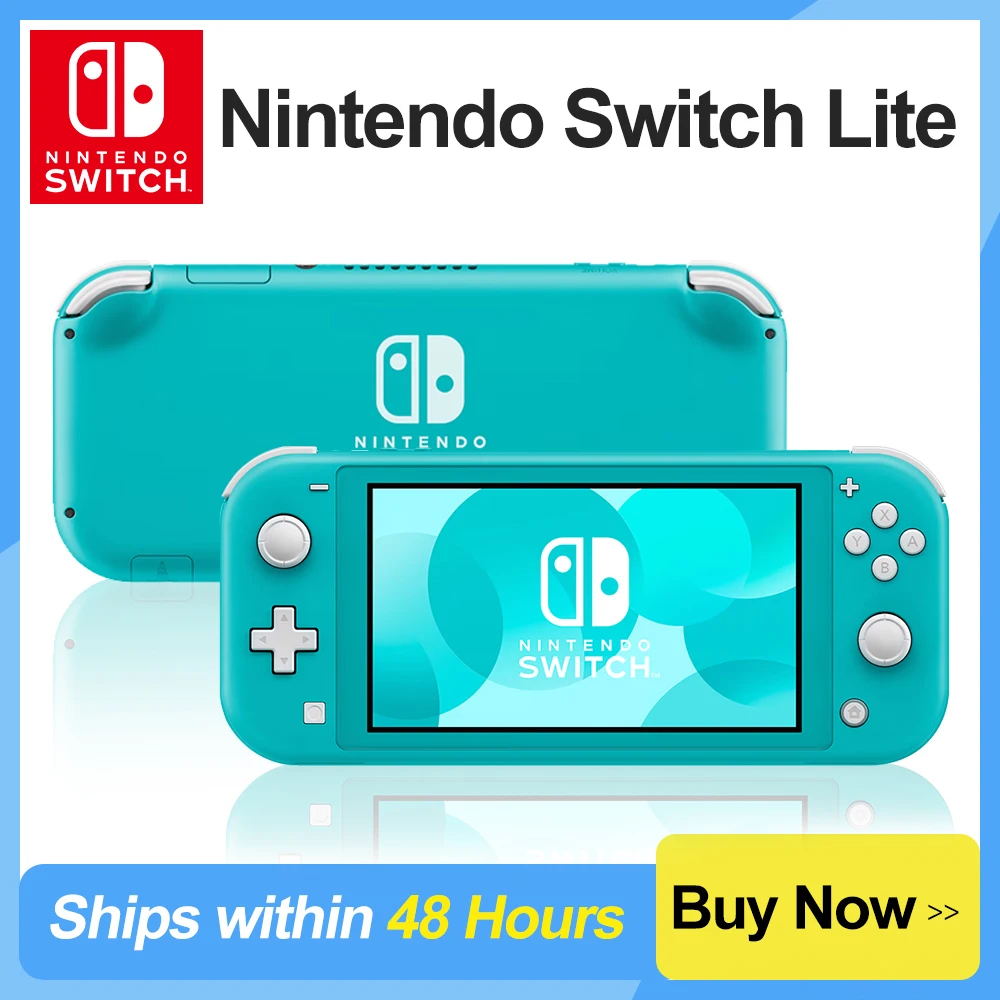 Console Di Gioco Nintendo Switch Lite Con Memoria Interna Da 32Gb Touch Screen Lcd Da 5.5 Pollici Compatibile Con Tutti I Giochi Portatili Switch