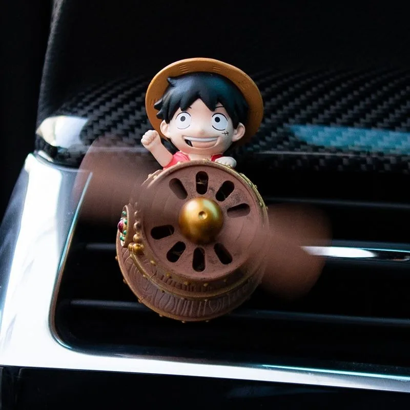 

Anime One Piece Luffy Sauron Sanji Pilot Propeller Car Air Freshener Aromatherapy Fashion Air Vent Aromatherapy Car Accessories