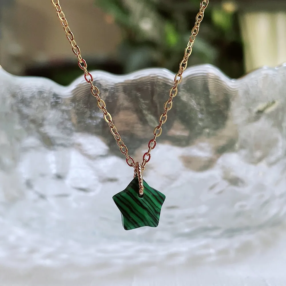 Small Star Charm Pendant Necklaces for Women Minimalist
