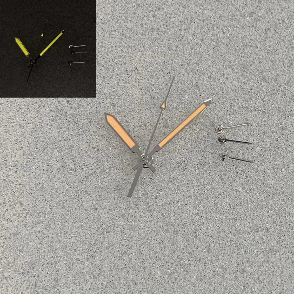 

6 Needles Watch Hands Fits for VK63 Movement Retrofit Watch Accessories Green Luminous Hands
