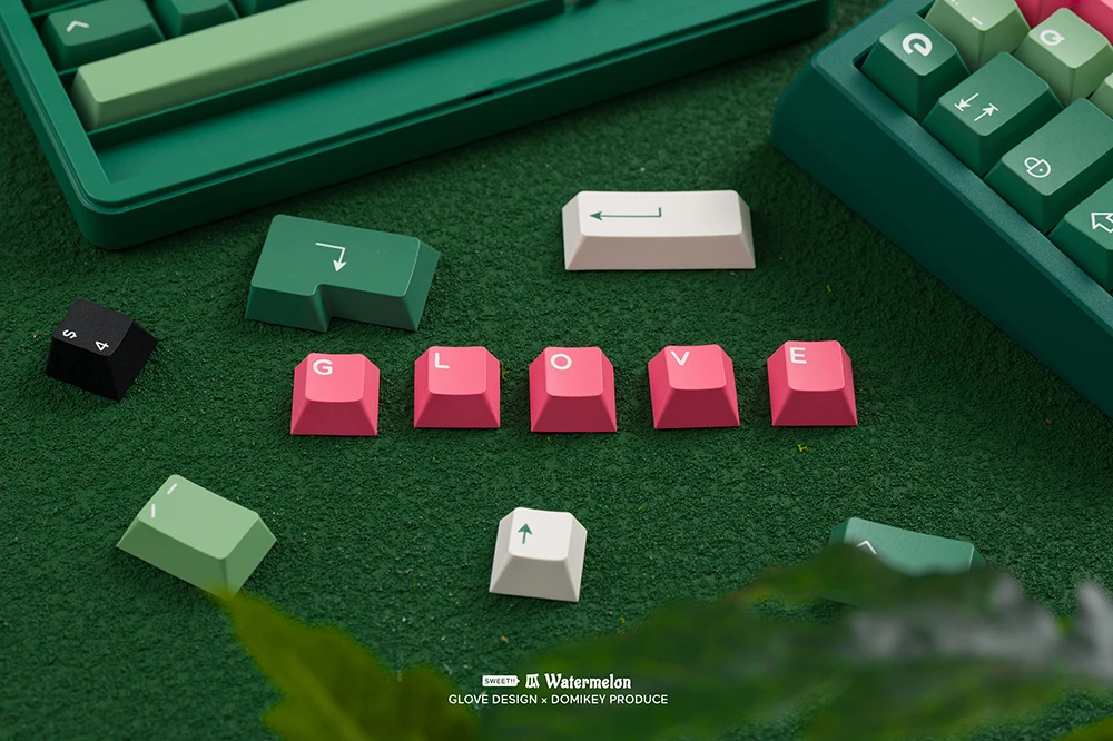 Domikey-X Glove Melancia Keycap Set, ABS Doubleshots