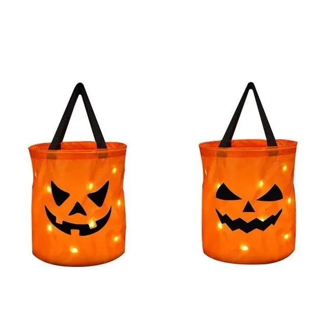LED Pumpkin Candy Bucket 6