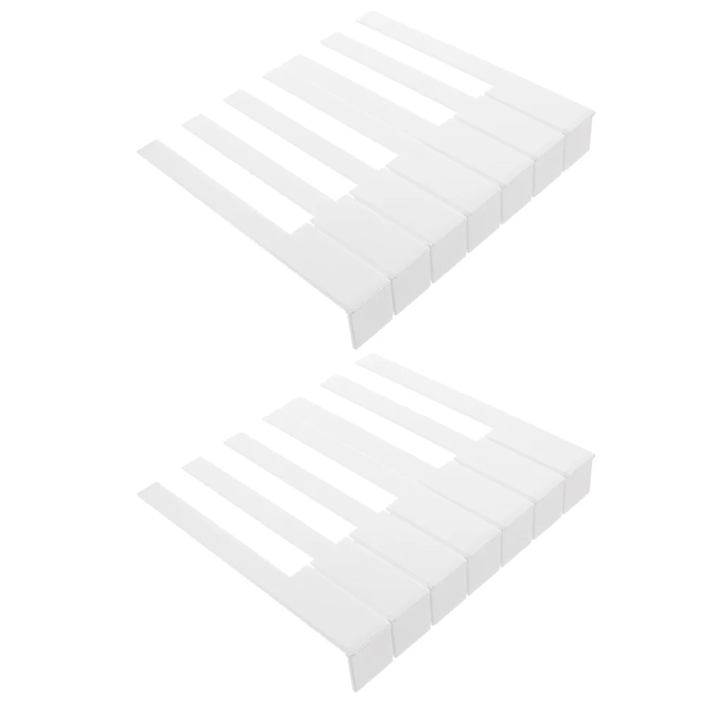 

52 Pcs Piano White Key Skin Supplies Keyboard Repairing Gadgets Musical Instrument Acrylic Replace Tops
