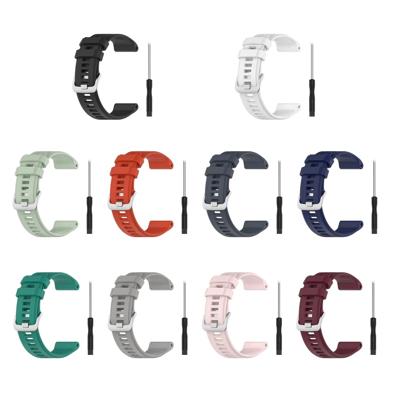 For GarminDescent 745 935 945 S62 Watch Loop Strap Bracelet Sweatproof Wristband