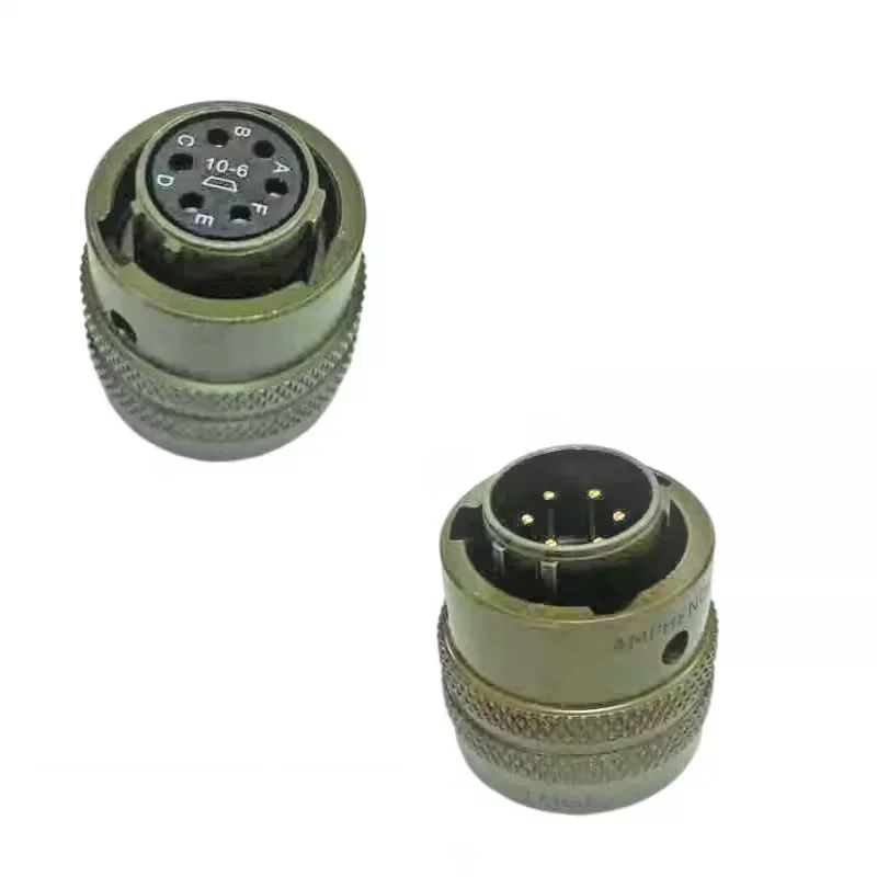 Conector Impermeável da Tomada da Aviação Núcleo de Pinos Pt06e106s p Sênior Pt02e-10-6p s pt 26482 Mil Pt06e 10-6s 10-6s 10-6 p - Imagem 2