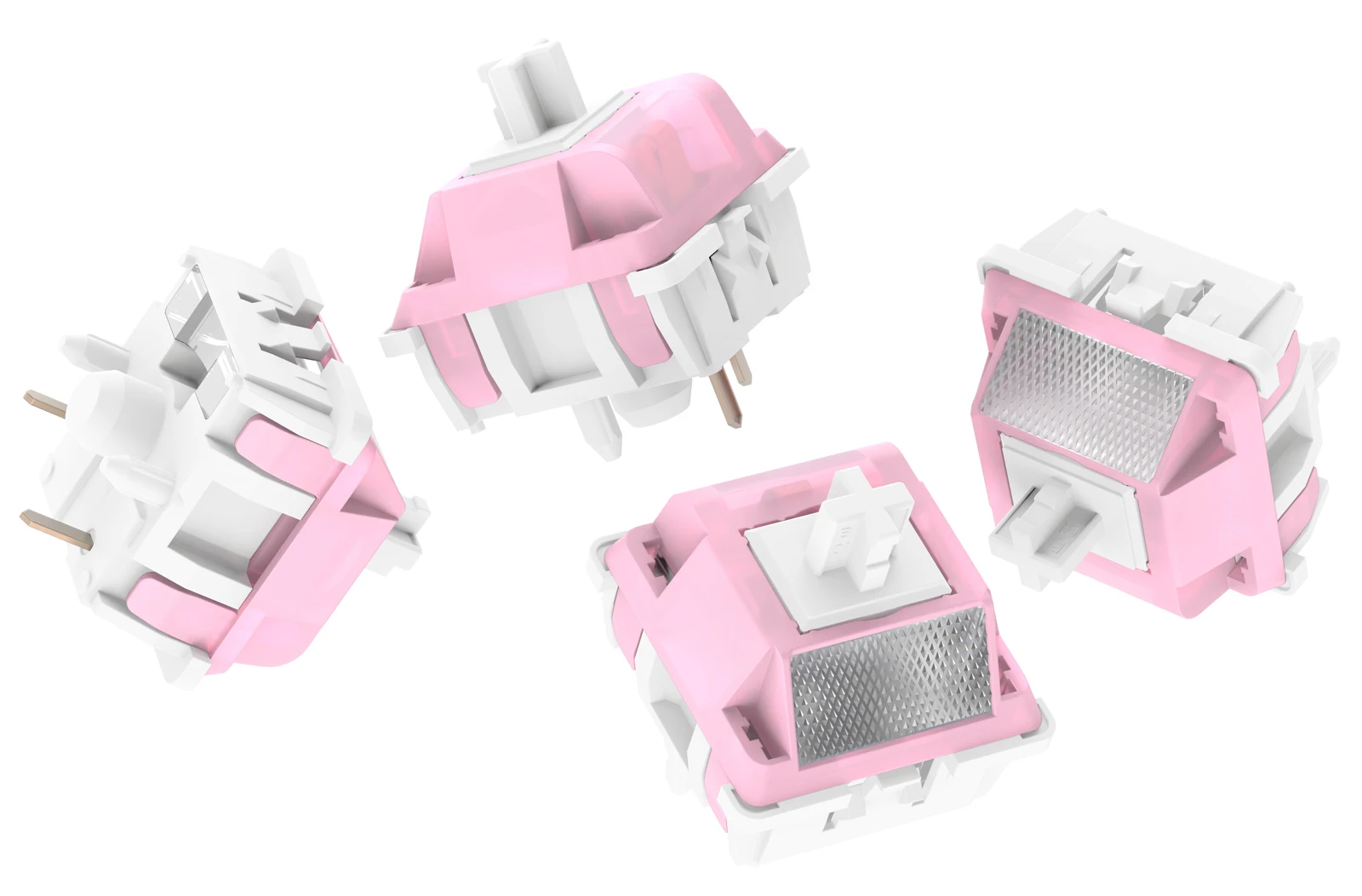 DUROCK-Interruptor Tátil Luz Lótus Branco, Pólo Longo