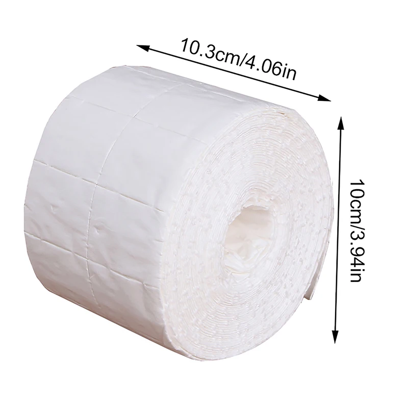 300pcs/roll Nail Cotton Wipes UV Gel Nail Tips Polish Remover Cleaner Lint Paper Pad Soak Art Cleaning Manicure Tool nail polish remover,nail gel remover,nail polish remover wipes,nail cotton pads,disposable nail pads