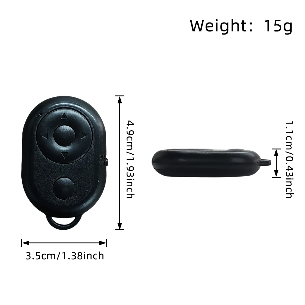 Bluetooth remote for iPhone Xiaomi IOS Android phone universal remote control selfie stick camera controller bluetooth remote control