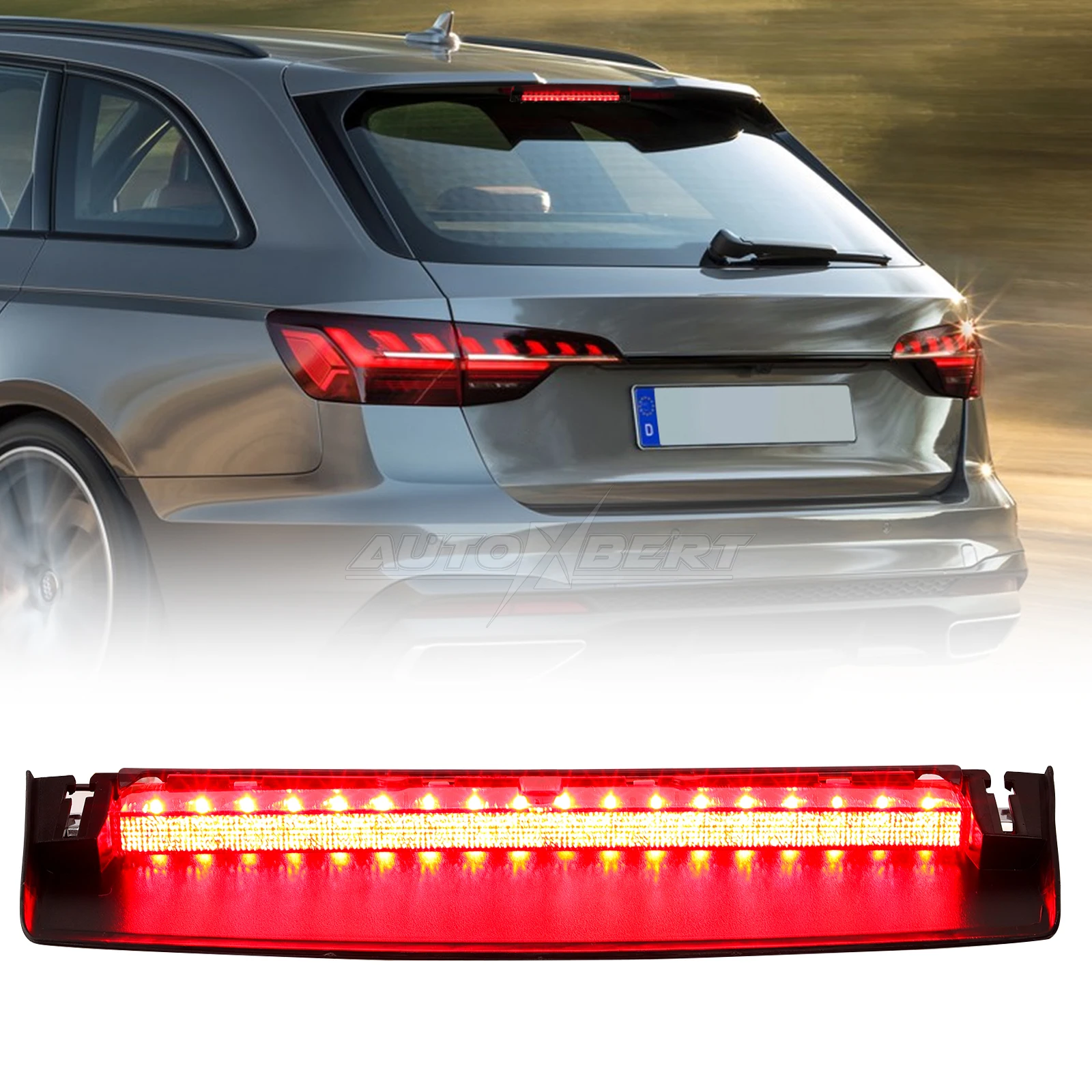 

Third 3rd Brake Light Rear Cab Roof High Mount Center Brake Stop Light Single Custom For Audi A4 S4 2009-2015 8K5945097 Replace