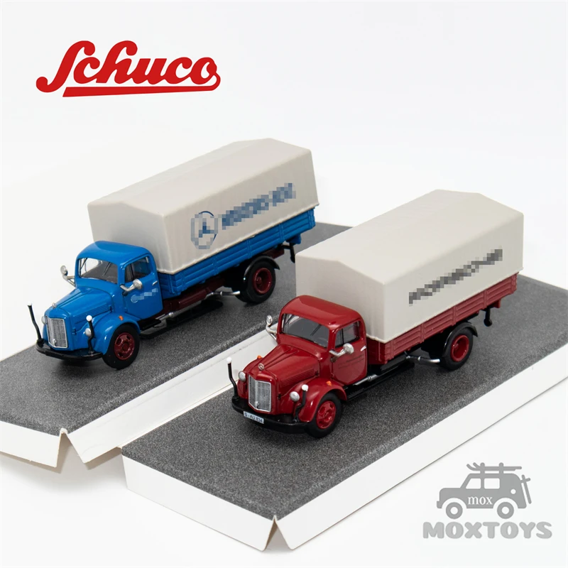 Schuco 1:87 MB L3500 Pr. Красная/синяя литая модель автомобиля