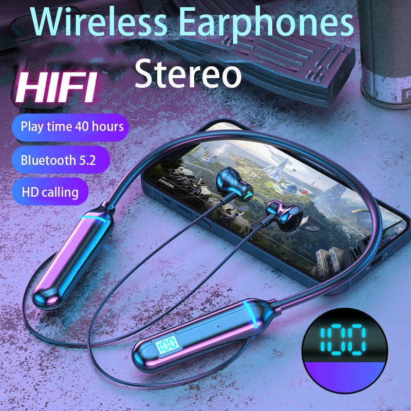 Cuffie Bluetooth Wireless D18 Auricolari Da Gioco Tws Music Sports Auricolari Impermeabili Cuffie Per Xiaomi Huawei, 40H Playtime