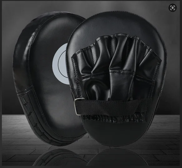 Curved Boxing Hand Target PU Leather Curved Punching Mitts Breathable Boxing Mitts Focus Pad Martial Arts Training