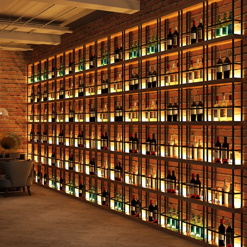 Bar Cabinet Luxury Liquor Living Room Wine Fridge Display Supplies Showcase The Canteen Wall Furniture Storage Bars Liquors Rack