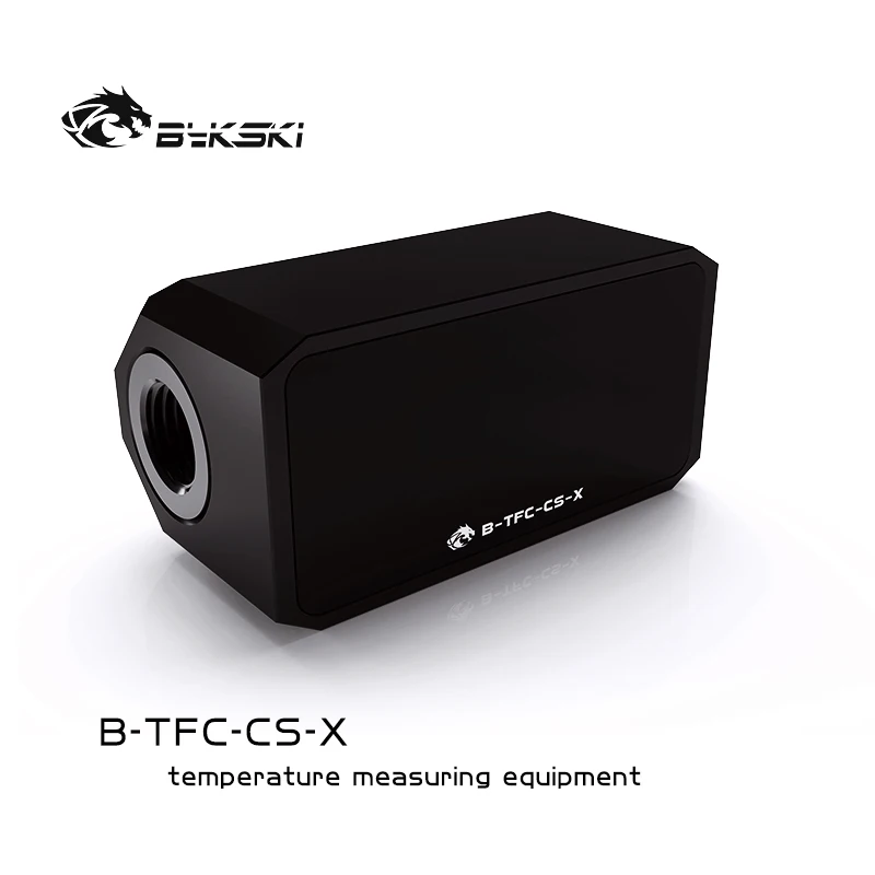 Bykski-pc Liquid Cooler Flow Meter e Termômetro Flow Rate Temper Display Oled Digital Monitor de Refrigeração de Água em B-tfc-cs-x - Imagem 4