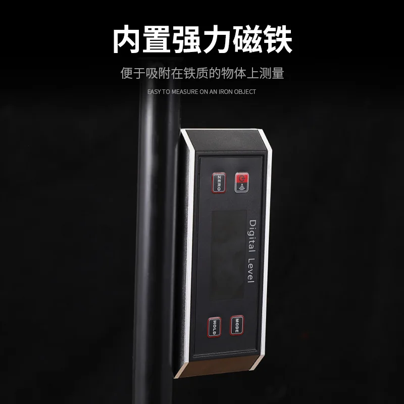 IP54 디지털 스트립 경사계 4x360 경사자 디지털 디스플레이 경사계 각도기 자기 테이프