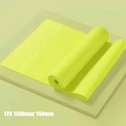 Elastic Resistance Bands for Yoga, Pilates, and Strength Training (Yellow)