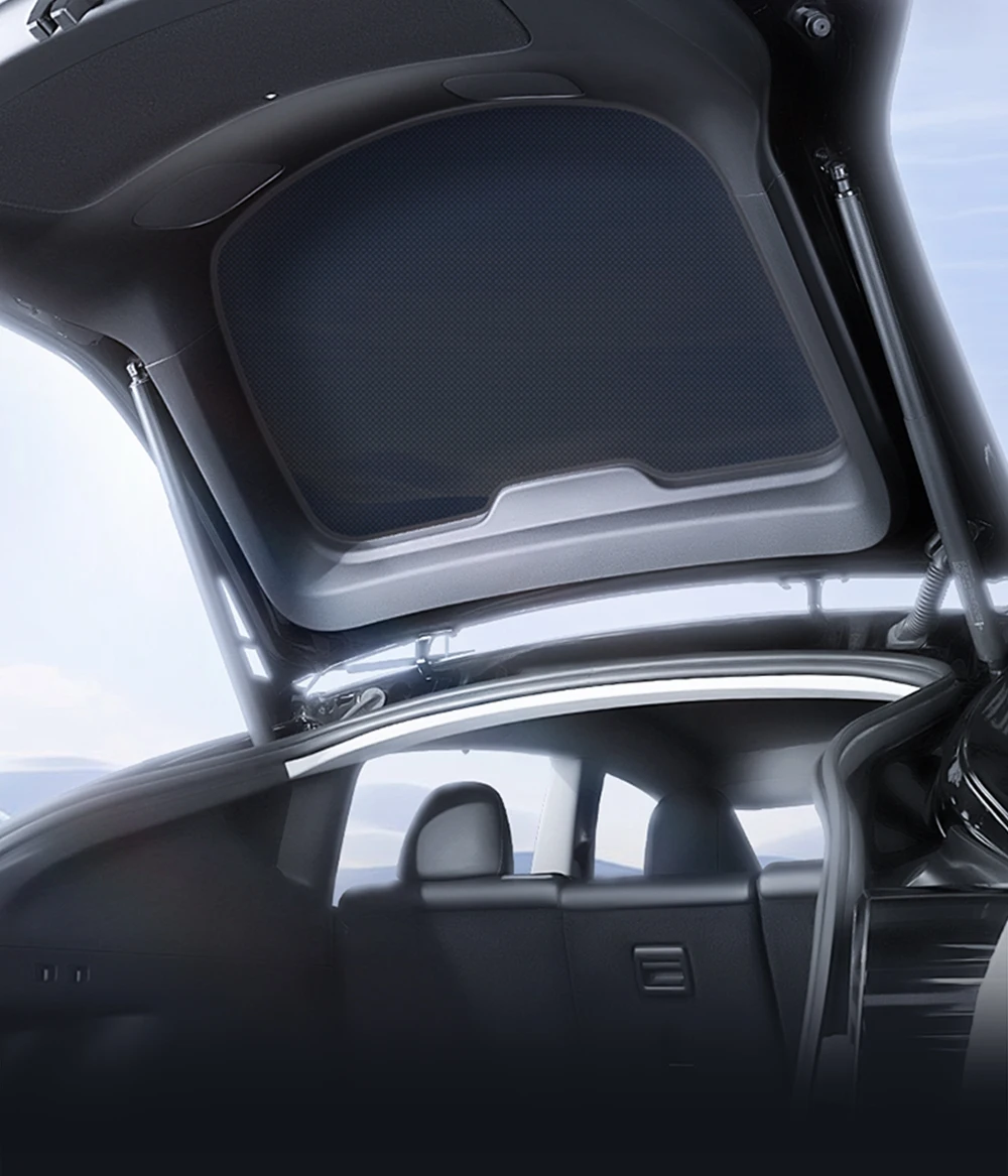 YZ Für Tesla Modell Y Juniper 2021-2025 Auto Windschutzscheibe Sonnenschutz Abdeckungen Visiere Heckscheibe Sonnenschutz Schutz Sonnenschirm sonnenschirm – Detail 2
