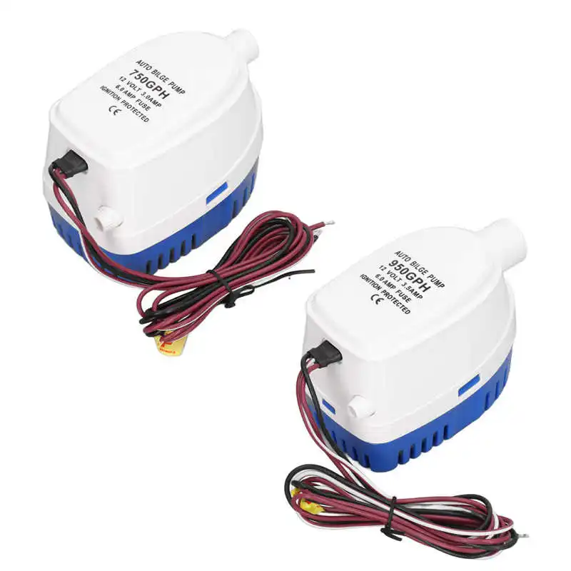 AutomaticBilgePumpDC12VPlasticRemovableFilterEasyCleaningBoat