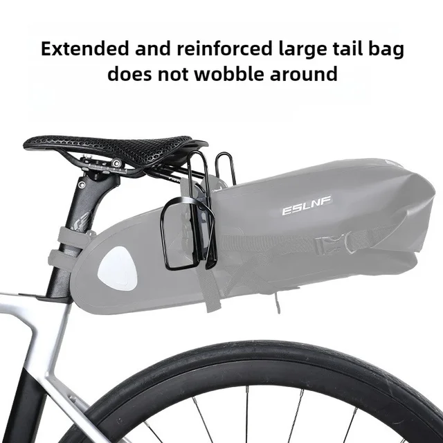 Aluminum Alloy Bike Saddle Extension Mount Stable Saddle Bag Stabilizer Multifunctional Water Bottle Bracket Bike Accessories 6