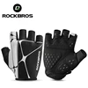 ROCKBROS Bicycle Gloves Breathable Reflective MTB Road Half Finger Bike Gloves Silicone Shock-absorption Cycling Short Gloves 1